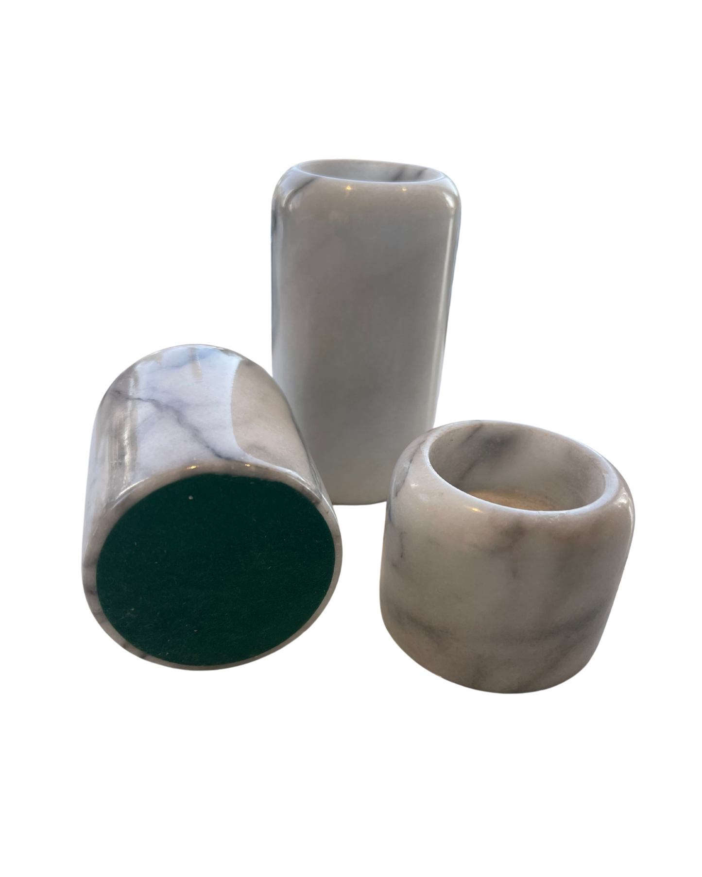 3-set Marble Candle Holders