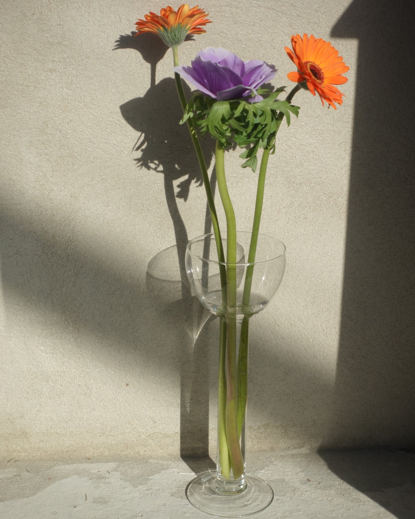 High Glass Vase