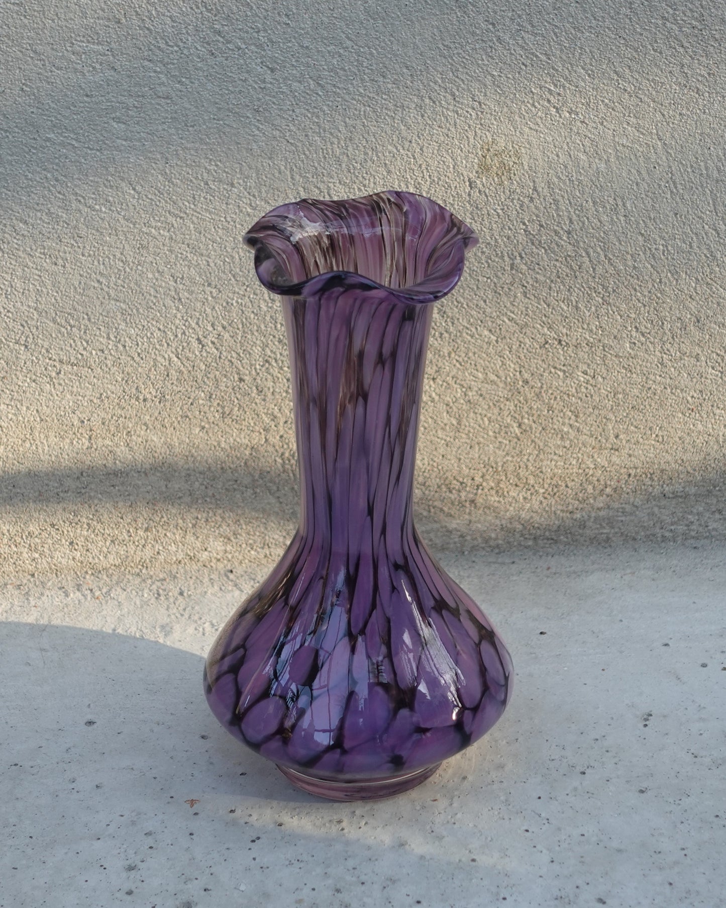 Purple Glass Vase
