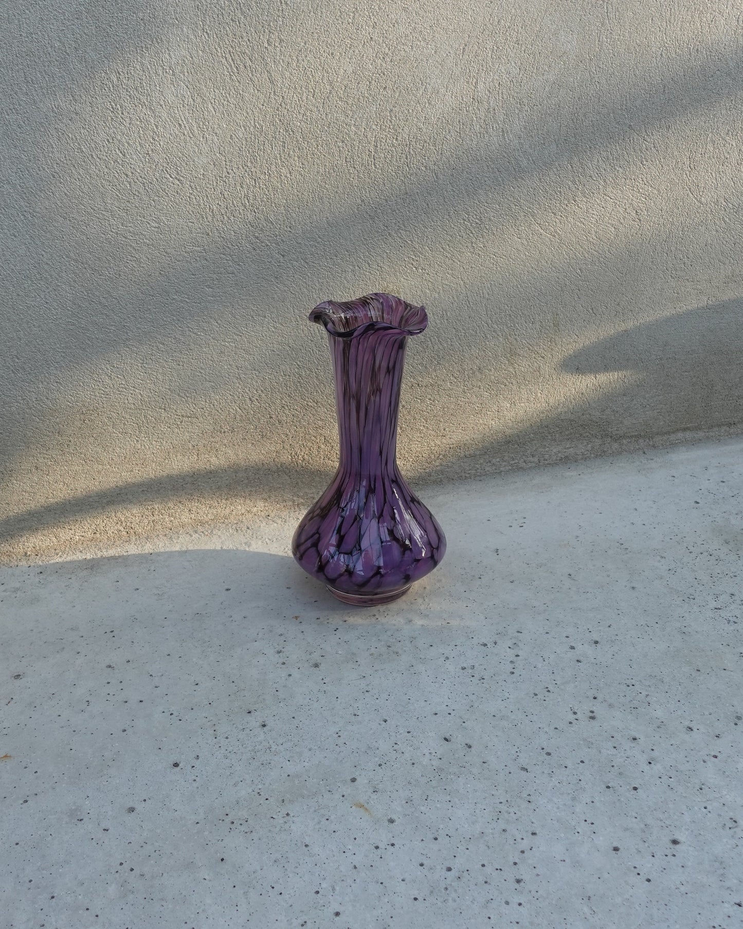 Purple Glass Vase