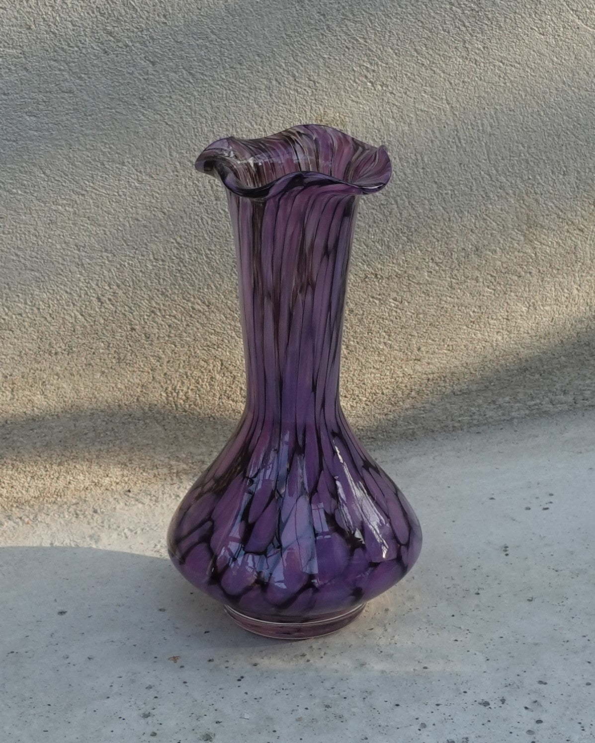 Purple Glass Vase