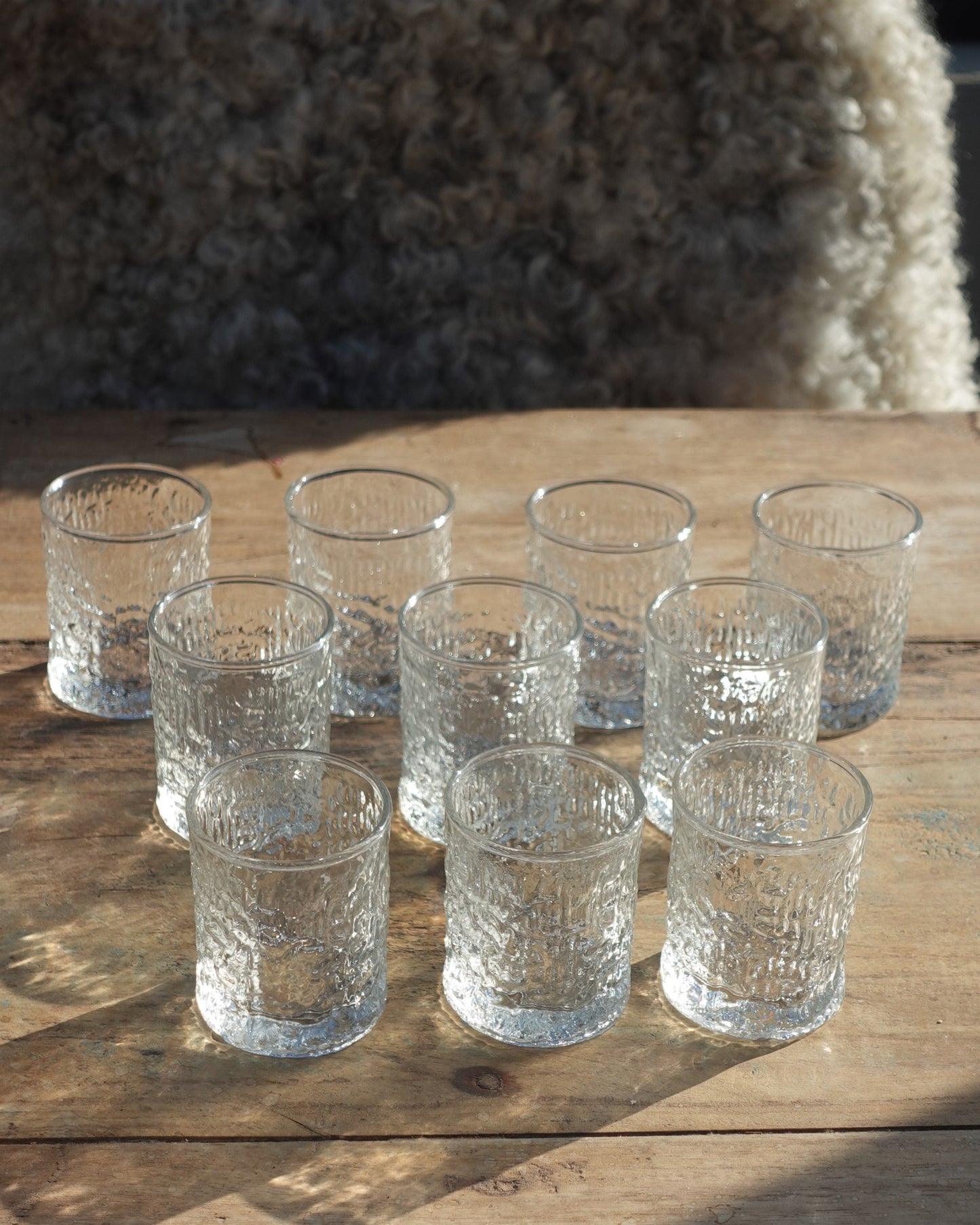 Set of 10 Water Glasses