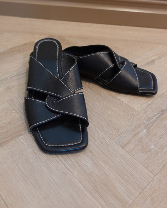Twist & Tango Leather Sandals Size 38