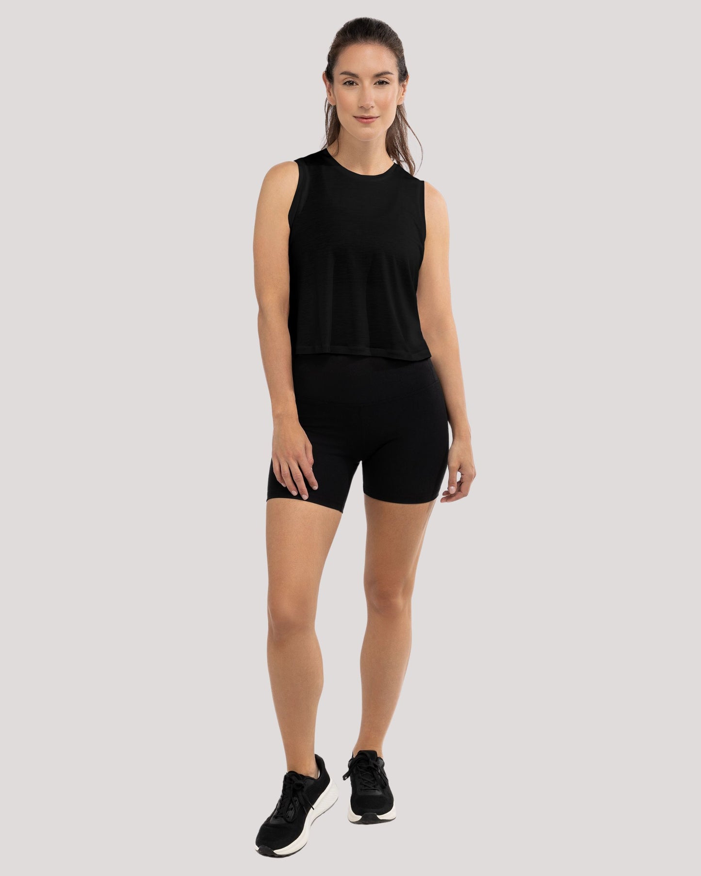 AER Relaxed Tencel Crop Top
