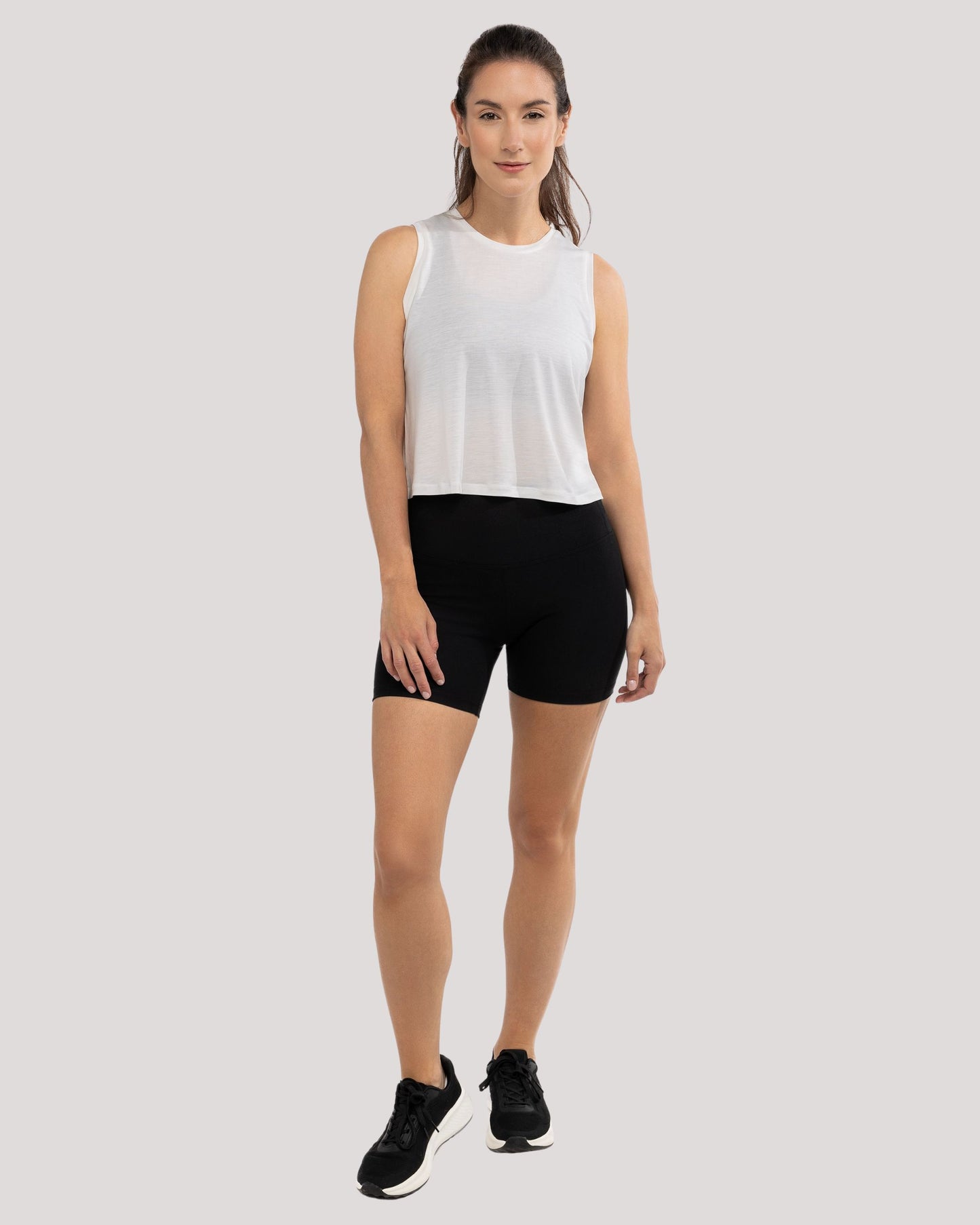 AER Relaxed Tencel Crop Top