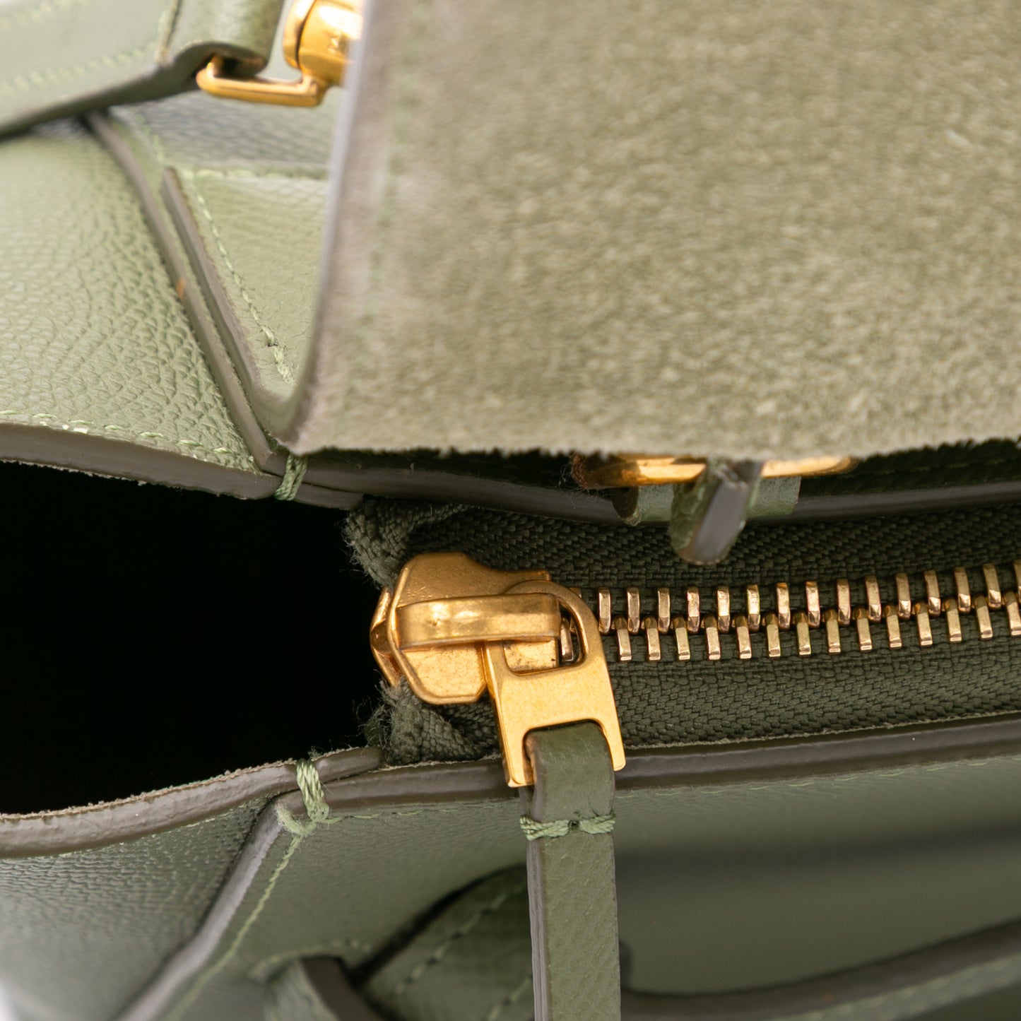 CELINE Nano Belt Bag in Grained Calfskin