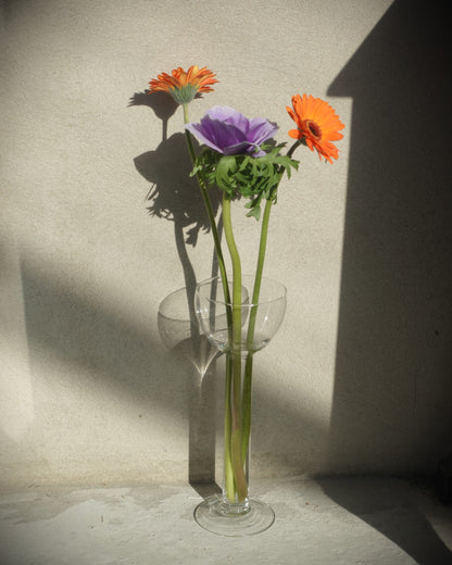 High Glass Vase