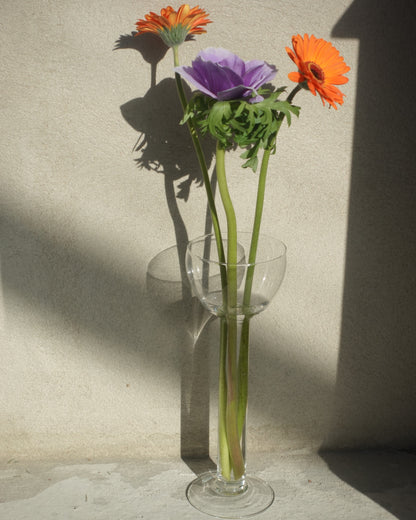 High Glass Vase