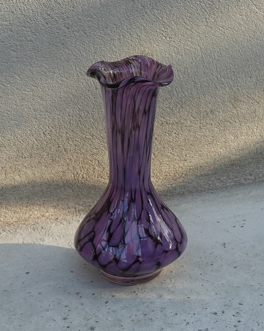 Purple Glass Vase